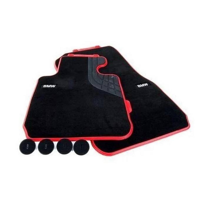 BMW Floor Mat Set - Front (Black - Carpeted) 51472348205